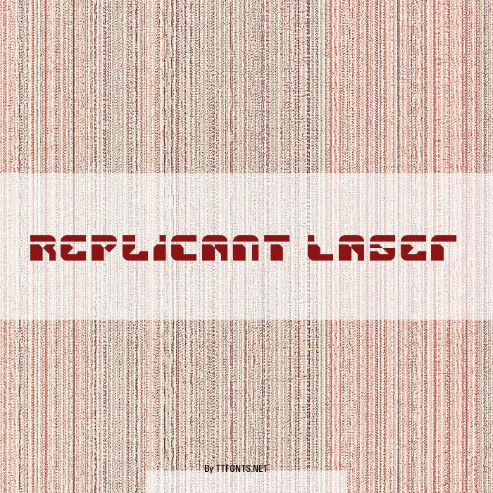 Replicant Laser example